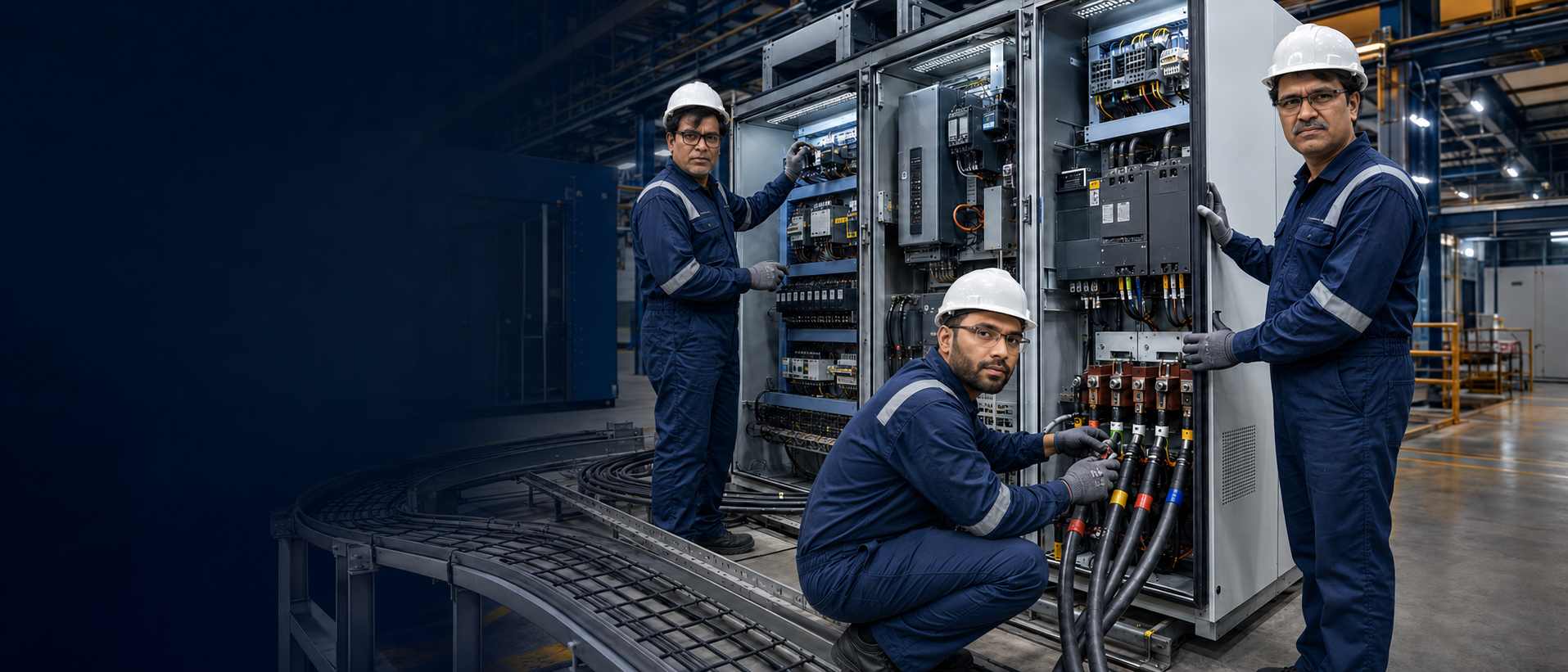 Engineer working